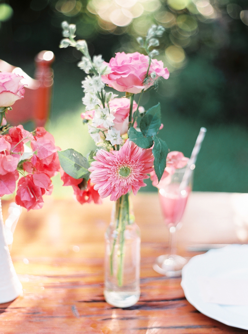 Eclectic Pink & Orange Boho Wedding Ideas via TheELD.com