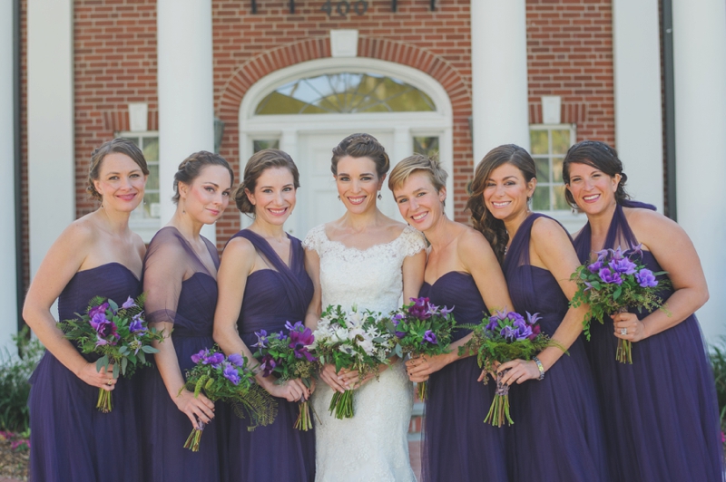 A Purple Eclectic Florida Wedding via TheELD.com