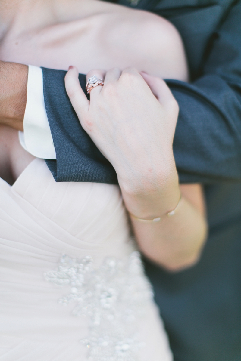 Romantic Blush and Gold Las Vegas Wedding via TheELD.com