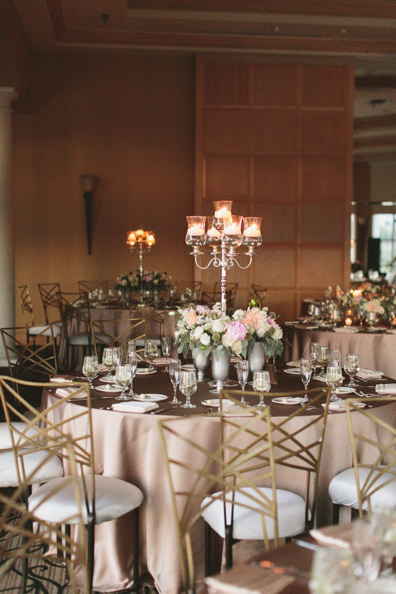 Romantic Blush and Gold Las Vegas Wedding via TheELD.com