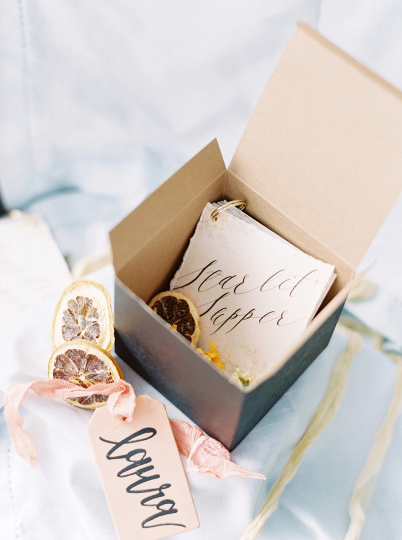 Sophisticated Yellow & Pale Blue Wedding Inspiration via TheELD.com