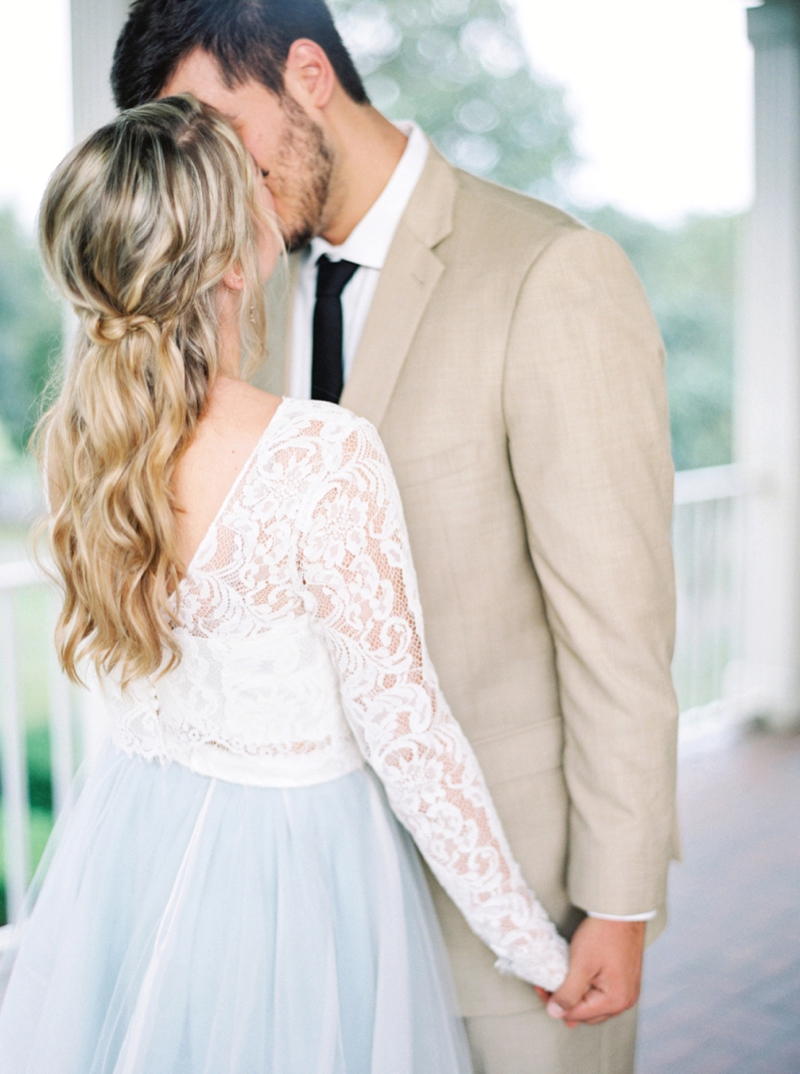 Sophisticated Yellow & Pale Blue Wedding Inspiration via TheELD.com