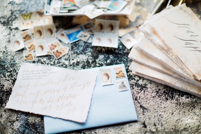 Sophisticated Yellow & Pale Blue Wedding Inspiration via TheELD.com