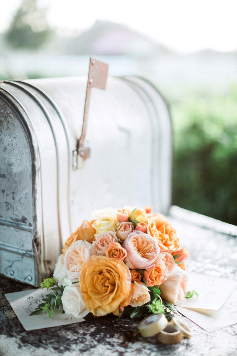 Sophisticated Yellow & Pale Blue Wedding Inspiration via TheELD.com