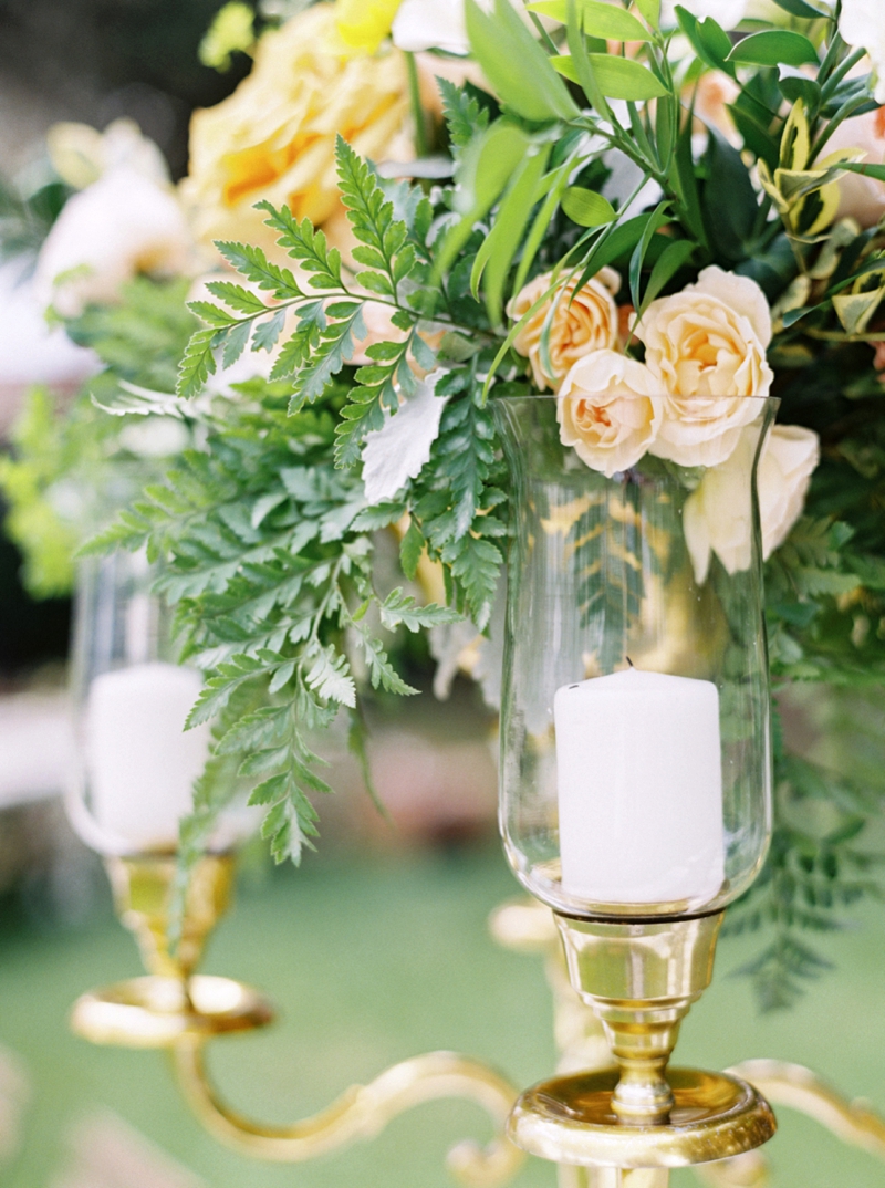 Sophisticated Yellow & Pale Blue Wedding Inspiration via TheELD.com