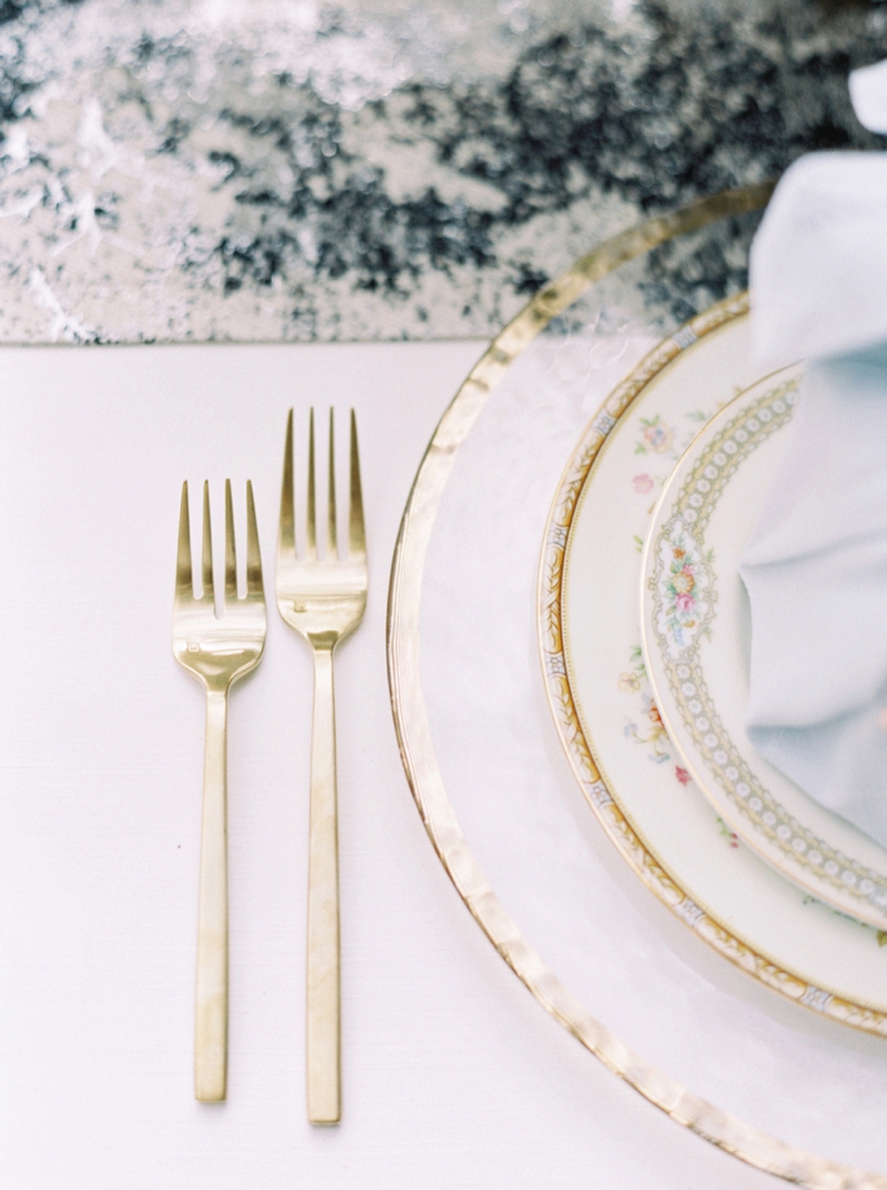 Sophisticated Yellow & Pale Blue Wedding Inspiration via TheELD.com