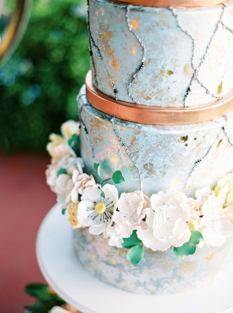 Sophisticated Yellow & Pale Blue Wedding Inspiration via TheELD.com