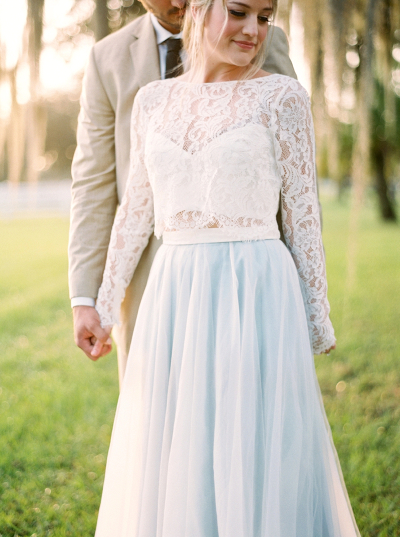 Sophisticated Yellow & Pale Blue Wedding Inspiration via TheELD.com