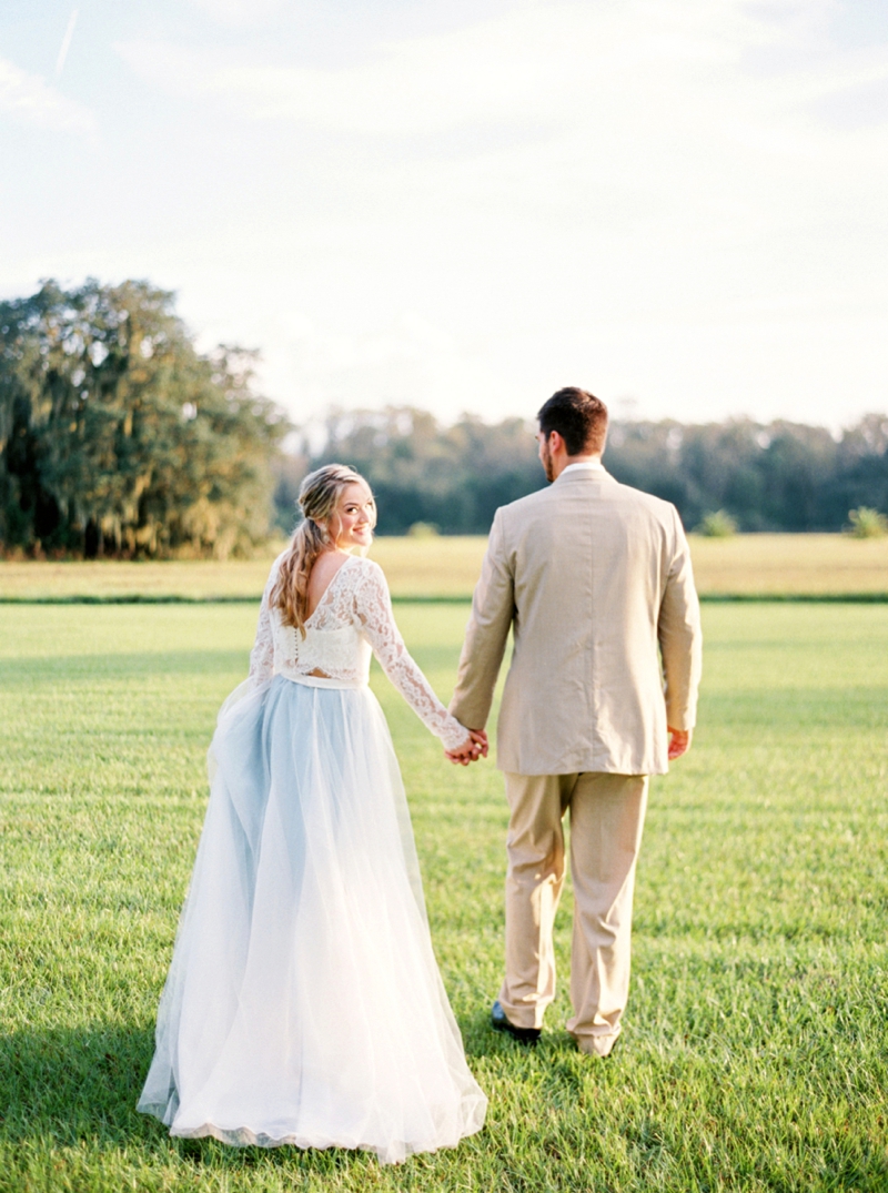 Sophisticated Yellow & Pale Blue Wedding Inspiration via TheELD.com