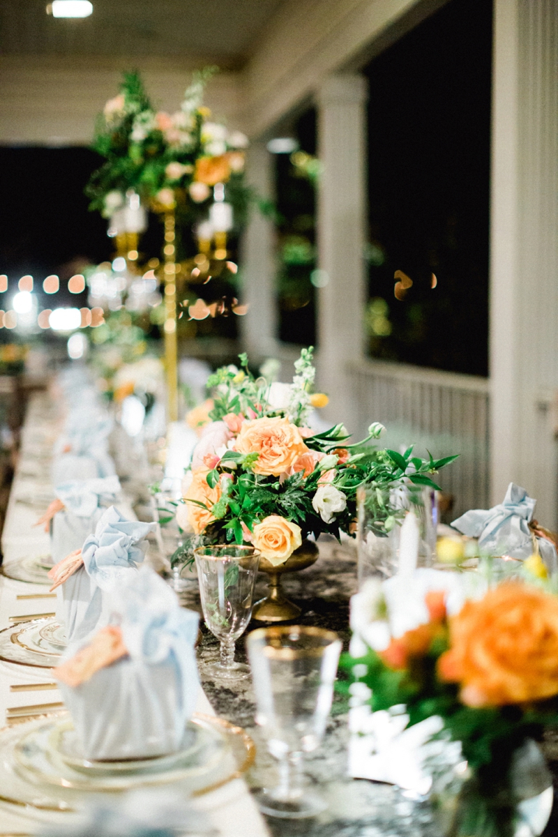 Sophisticated Yellow & Pale Blue Wedding Inspiration via TheELD.com