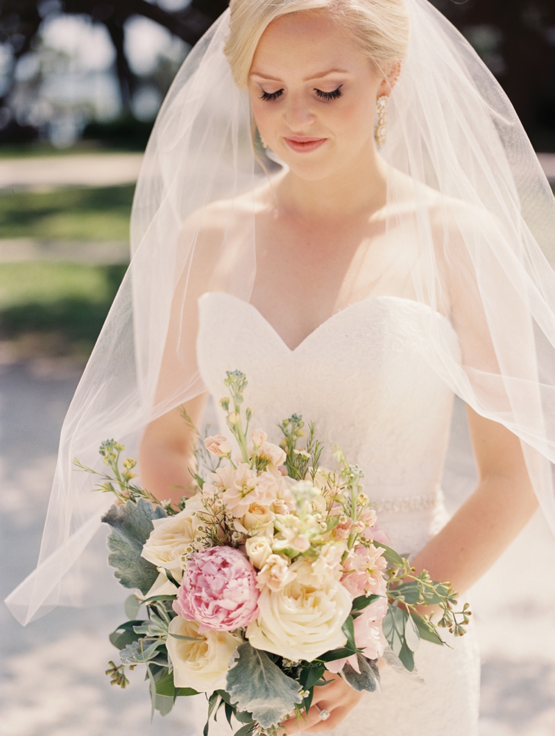 A Blush Old Florida Inspired Wedding via TheELD.com