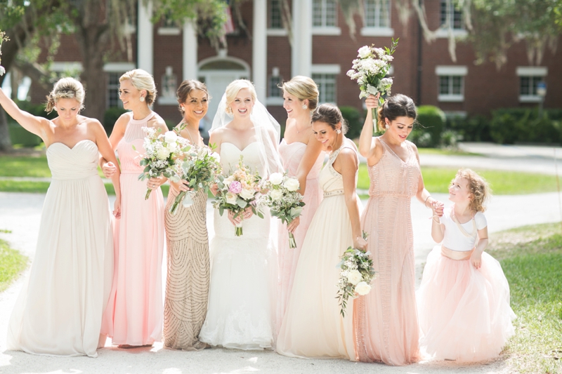 A Blush Old Florida Inspired Wedding via TheELD.com