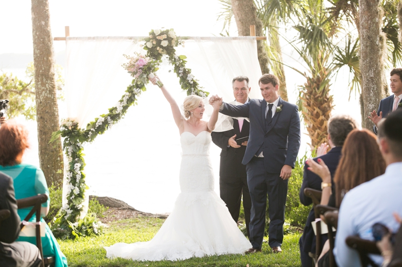 A Blush Old Florida Inspired Wedding via TheELD.com