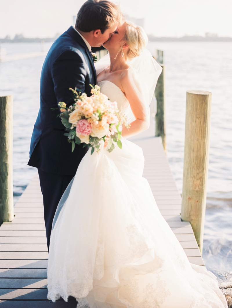 A Blush Old Florida Inspired Wedding via TheELD.com