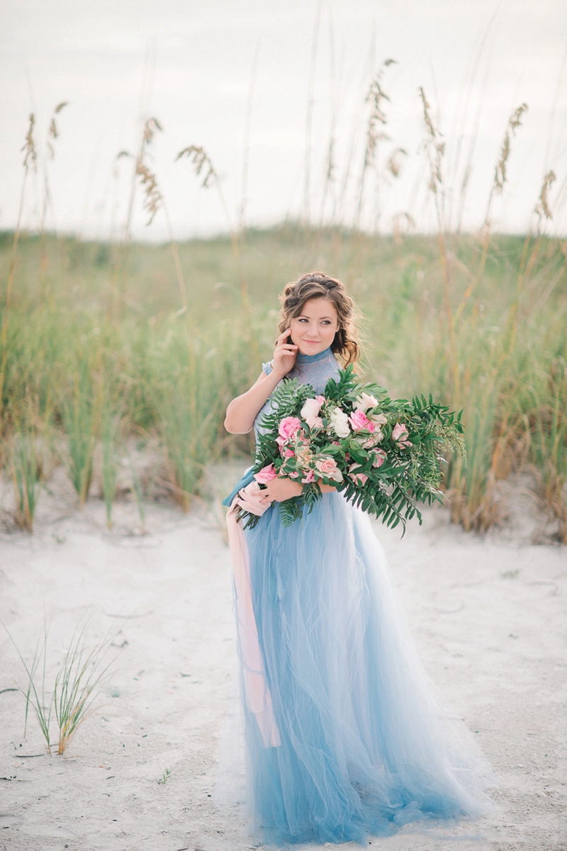 An Intimate Blush and Blue Vow Renewal via TheELD.com