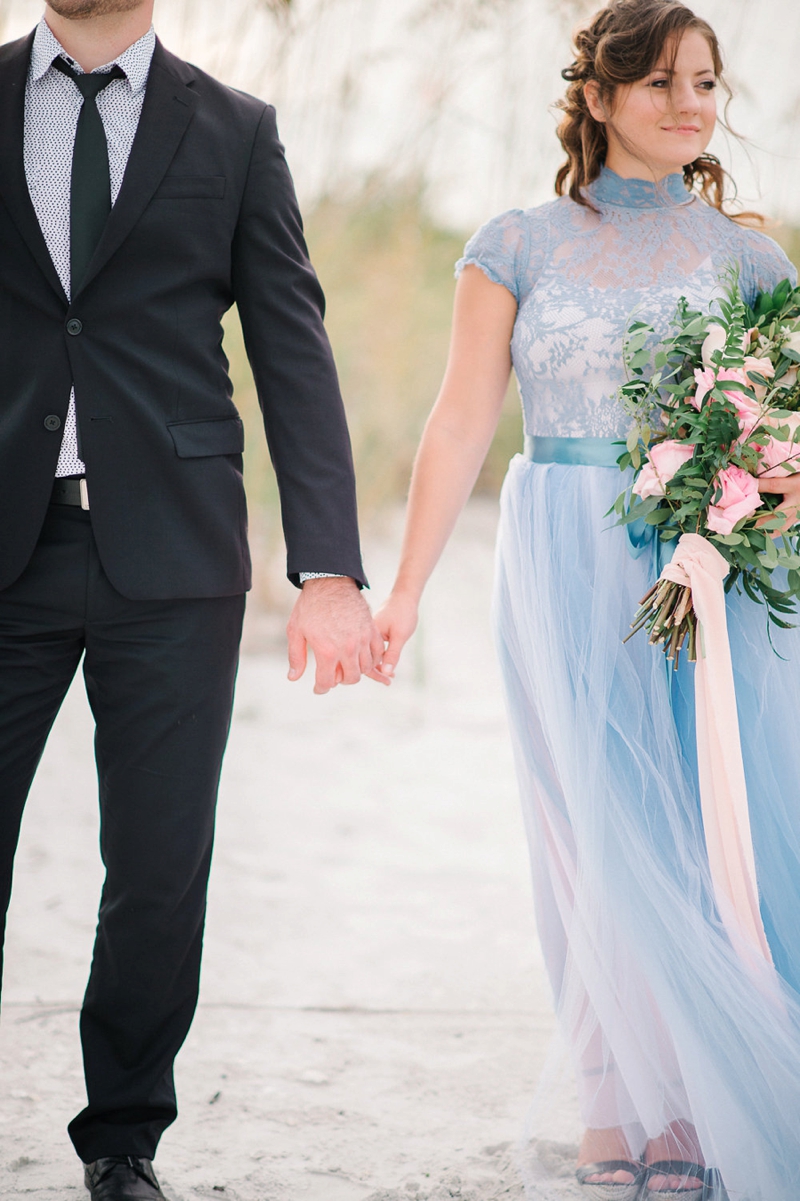 An Intimate Blush and Blue Vow Renewal via TheELD.com