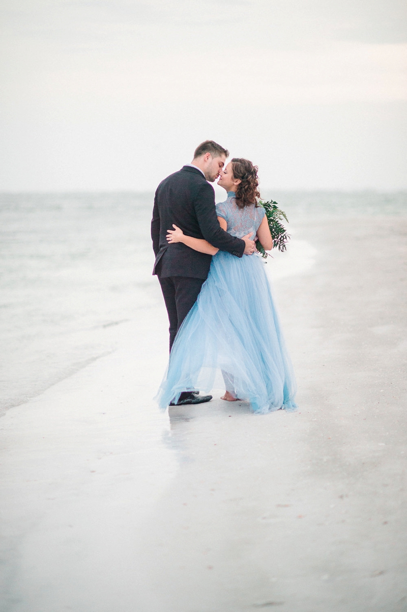 An Intimate Blush and Blue Vow Renewal via TheELD.com