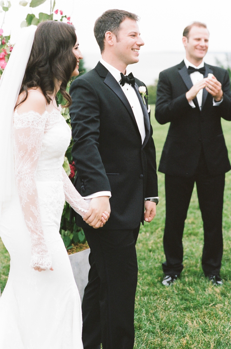 An Italy Inspired Blush and Red Wedding via TheELD.com