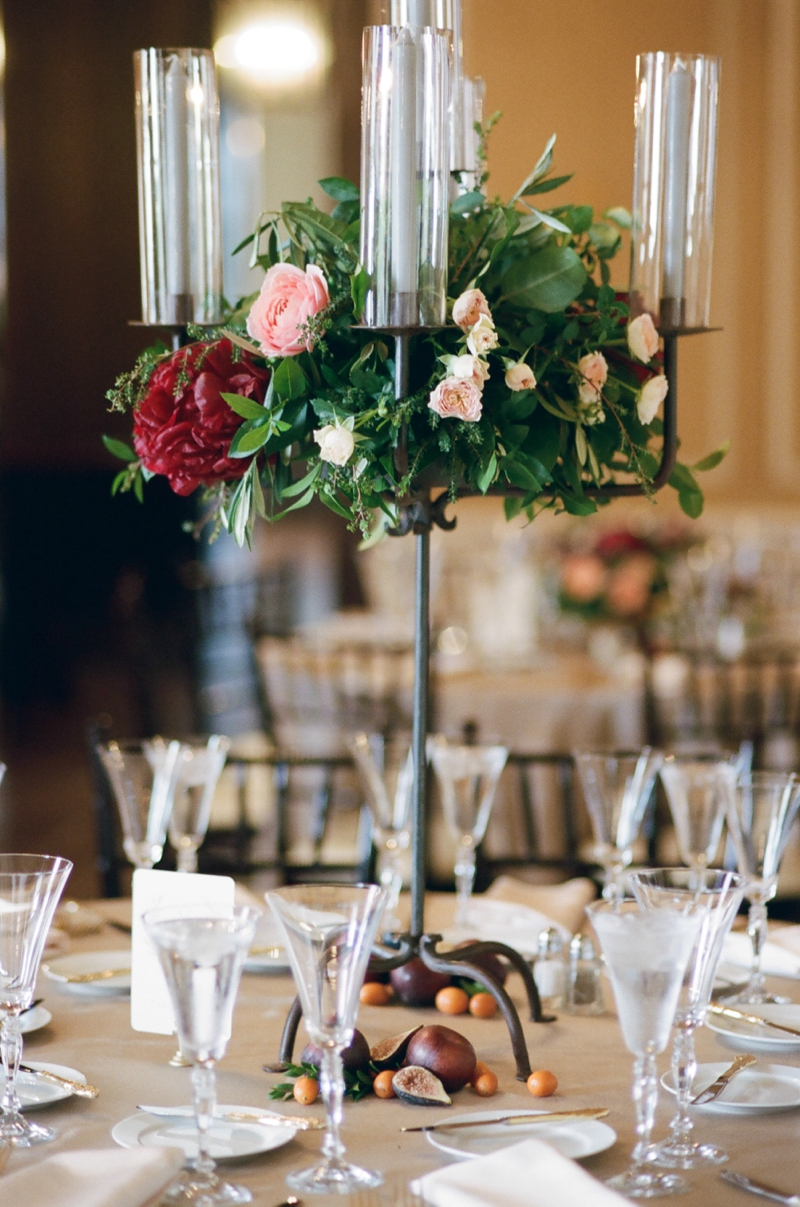 An Italy Inspired Blush and Red Wedding via TheELD.com