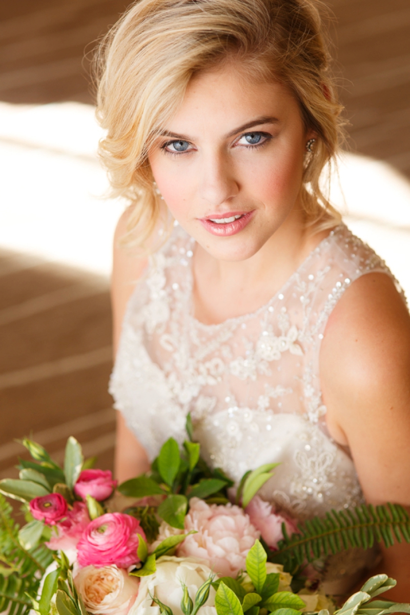 Timeless Blush and Gold Wedding Ideas via TheELD.com