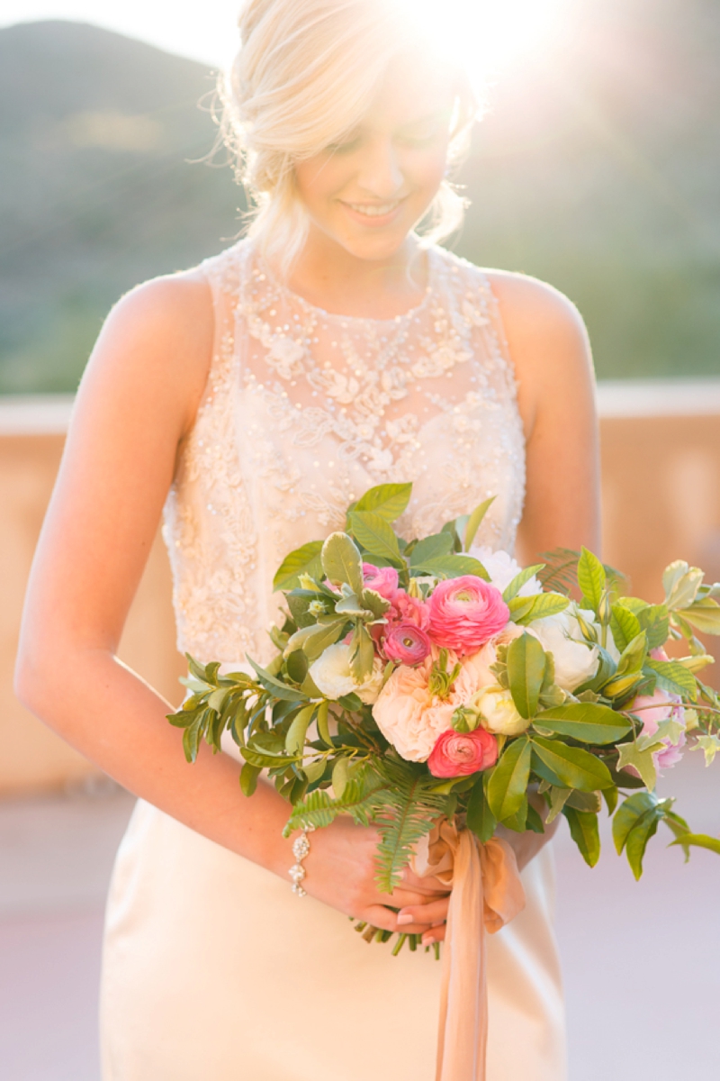 Timeless Blush and Gold Wedding Ideas via TheELD.com