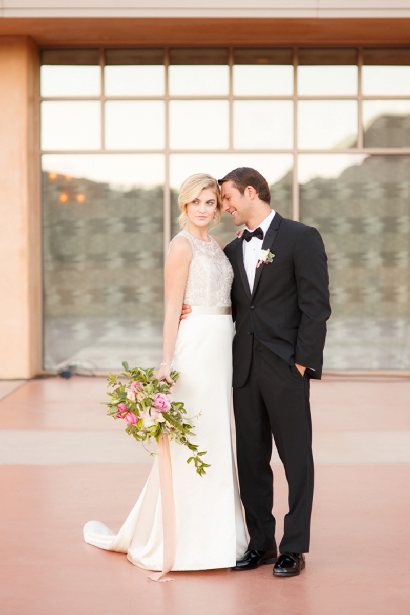 Timeless Blush and Gold Wedding Ideas via TheELD.com