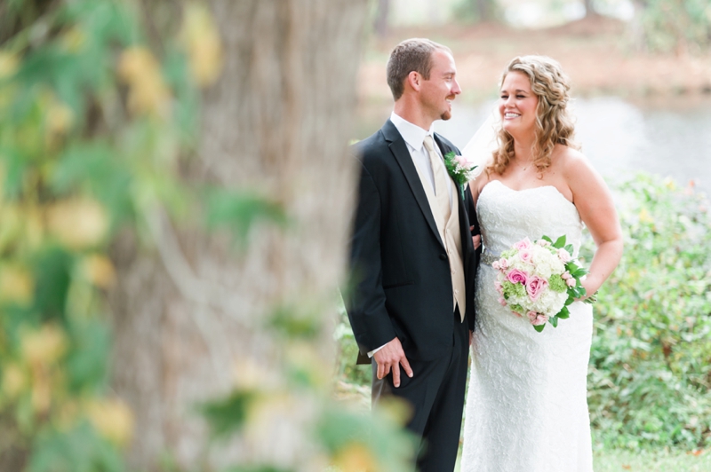 Elegant North Carolina Pink and Gold Wedding via TheELD.com