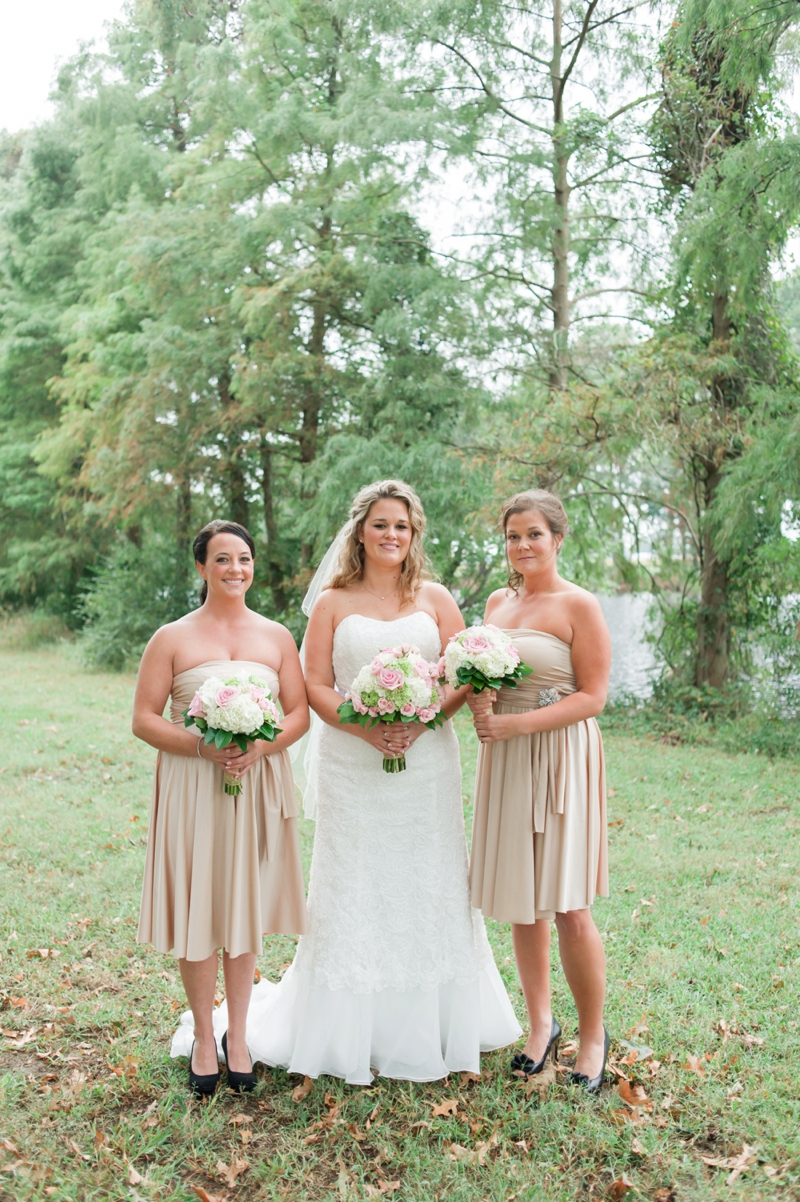 Elegant North Carolina Pink and Gold Wedding via TheELD.com