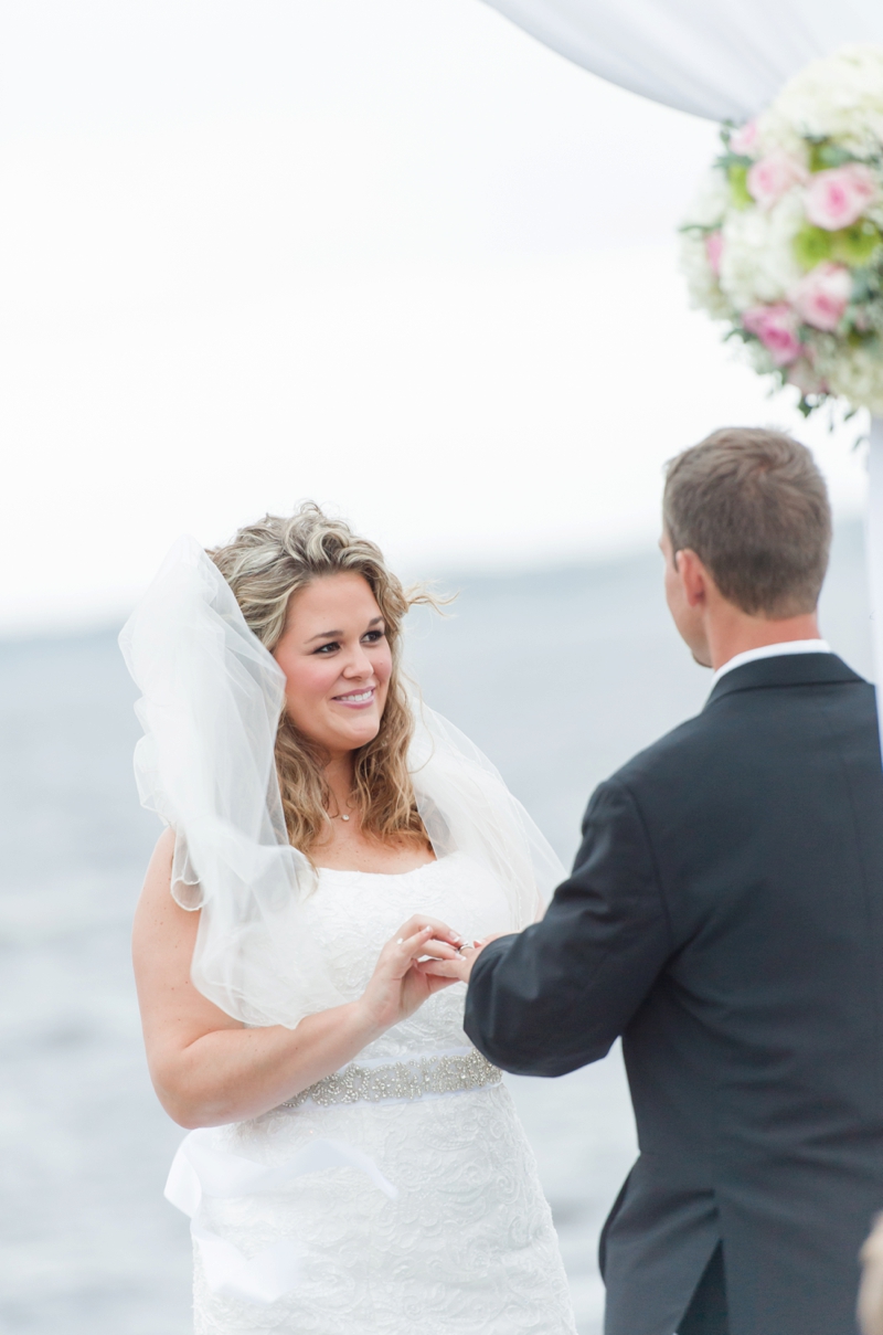 Elegant North Carolina Pink and Gold Wedding via TheELD.com