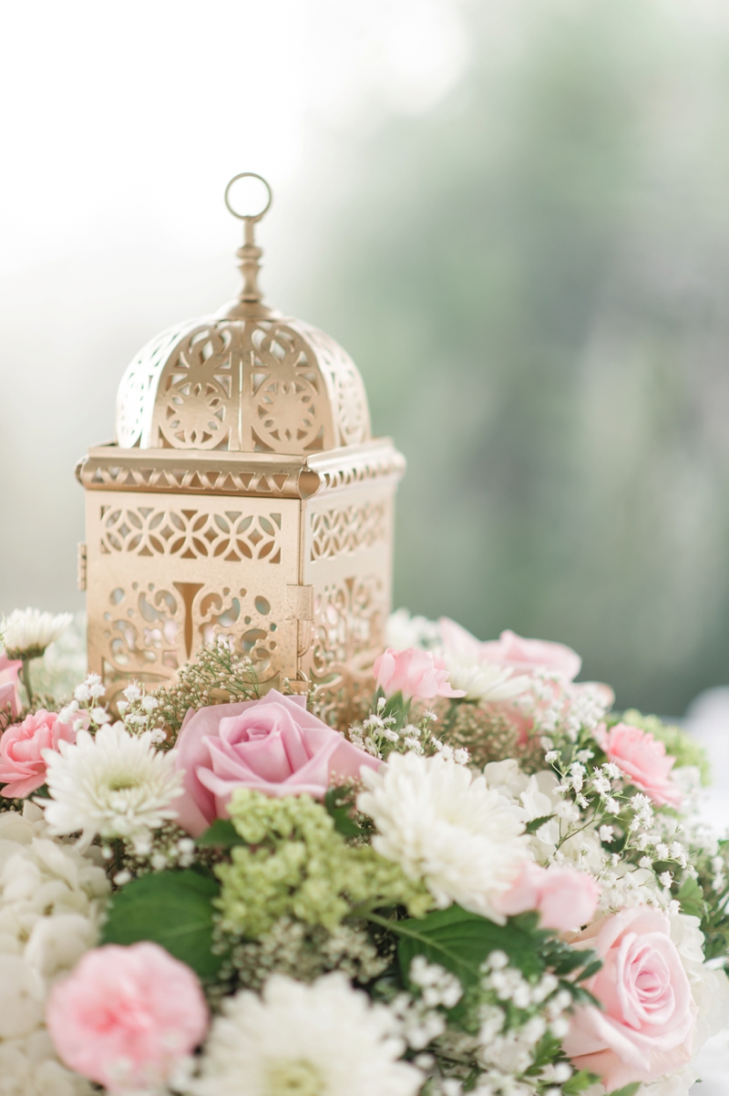 Elegant North Carolina Pink and Gold Wedding via TheELD.com