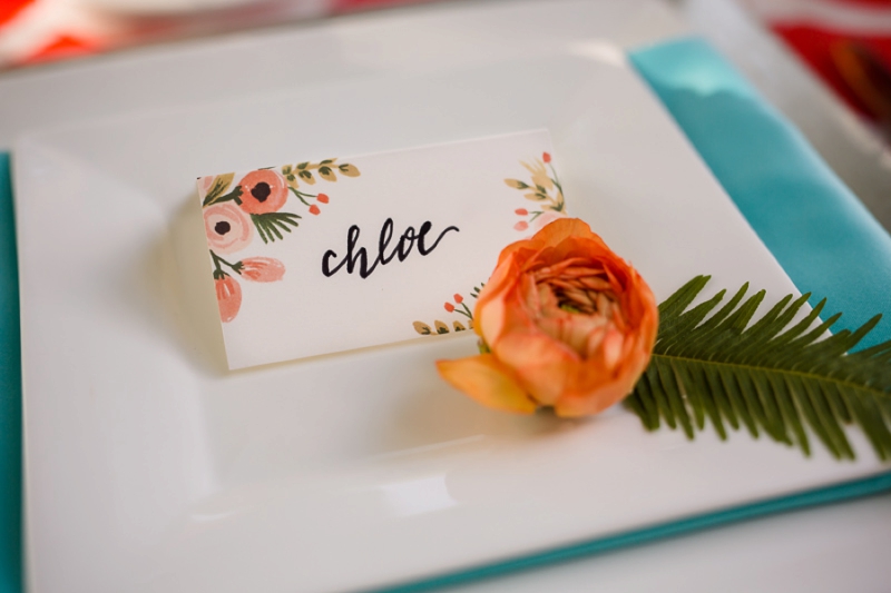 Botanical Bridal Shower Ideas via TheELD.com