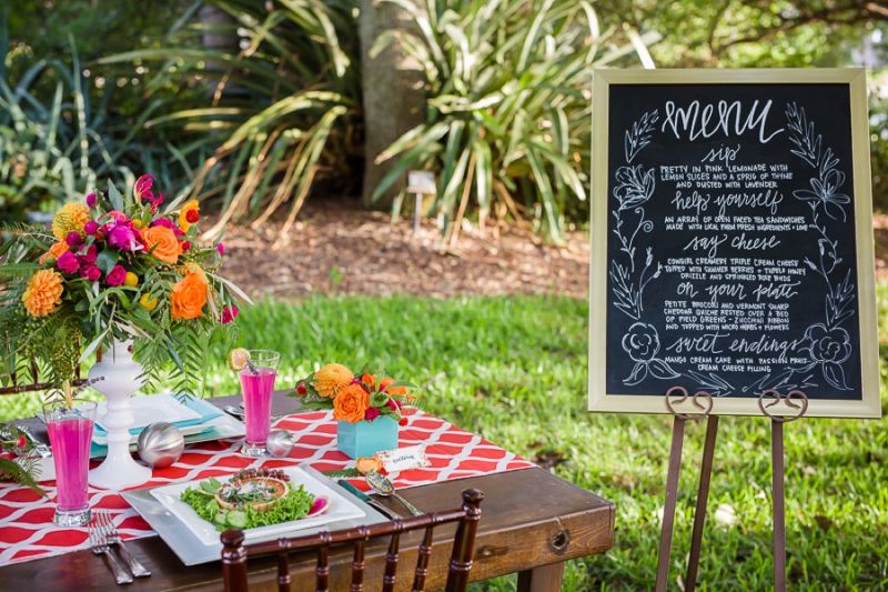 Botanical Bridal Shower Ideas via TheELD.com