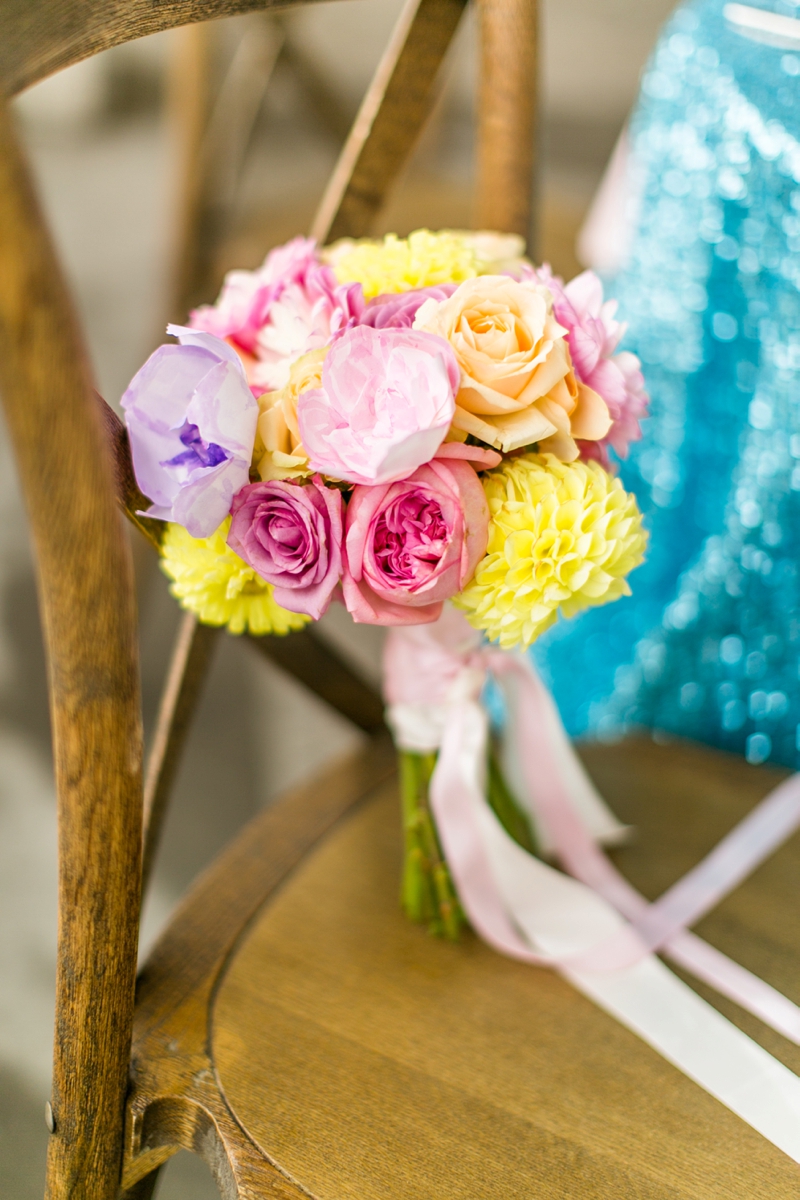 Cheerful Pink and Aqua Wedding Ideas via TheELD.com