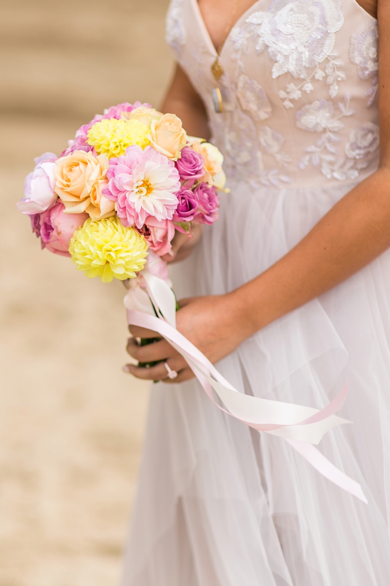Cheerful Pink and Aqua Wedding Ideas via TheELD.com