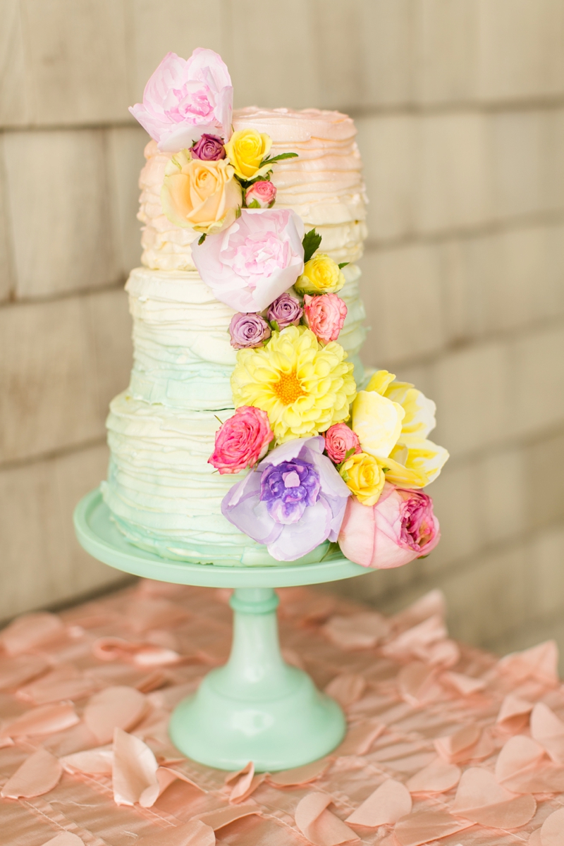 Cheerful Pink and Aqua Wedding Ideas via TheELD.com