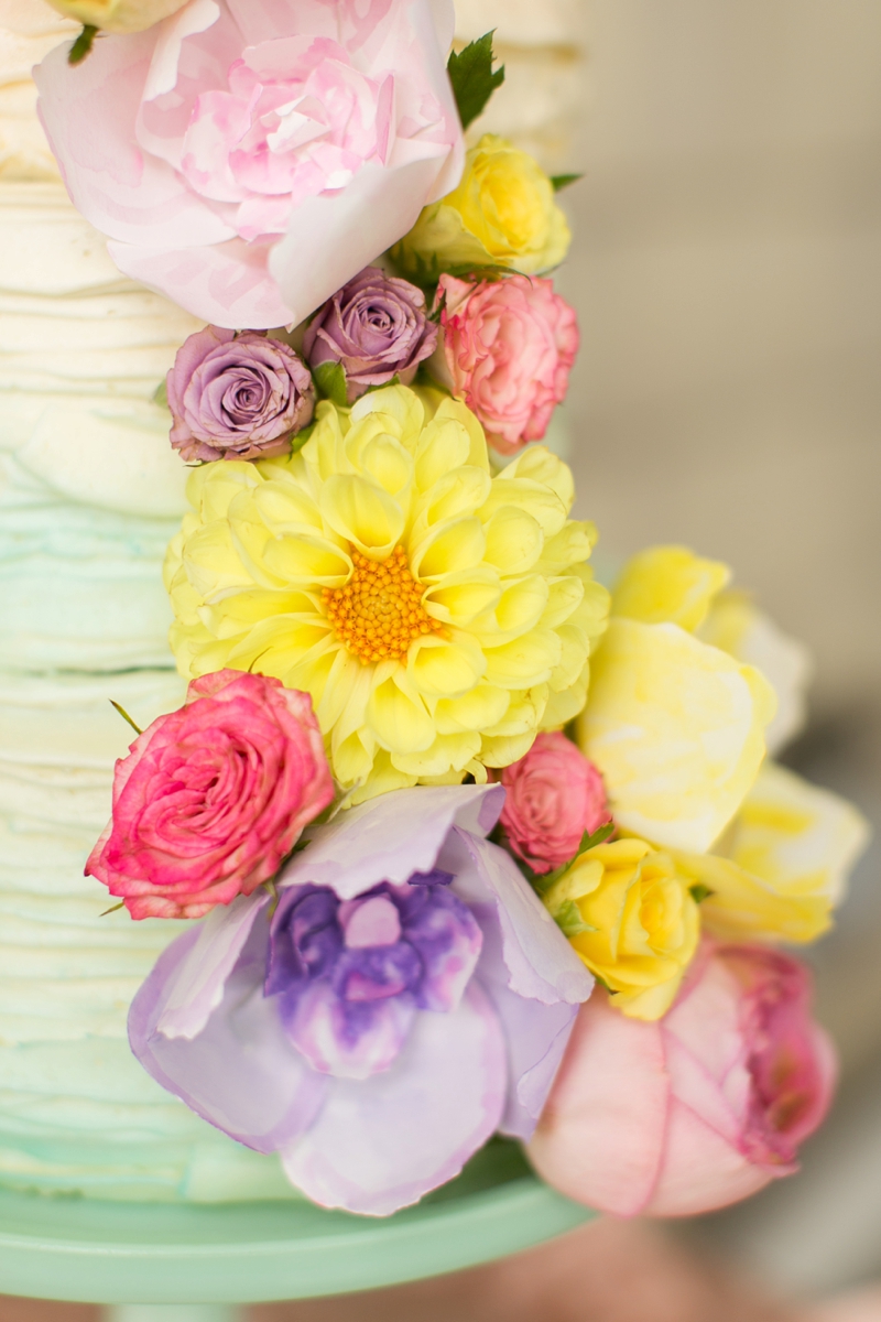 Cheerful Pink and Aqua Wedding Ideas via TheELD.com