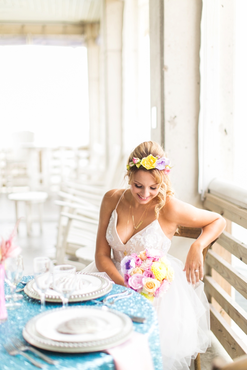 Cheerful Pink and Aqua Wedding Ideas via TheELD.com