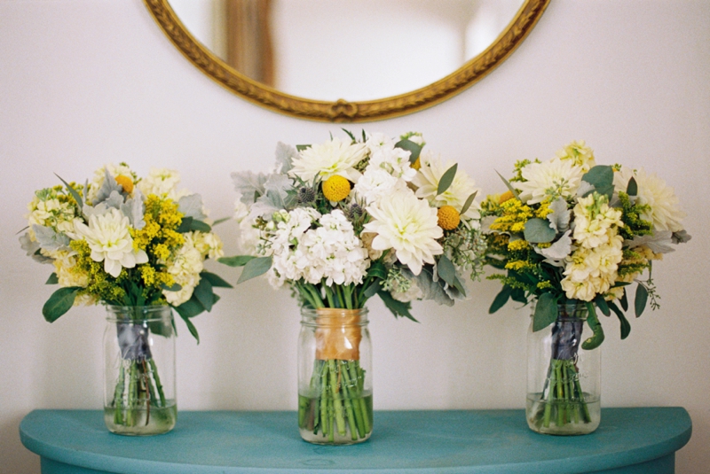 Eclectic Yellow and Blue Wedding via TheELD.com