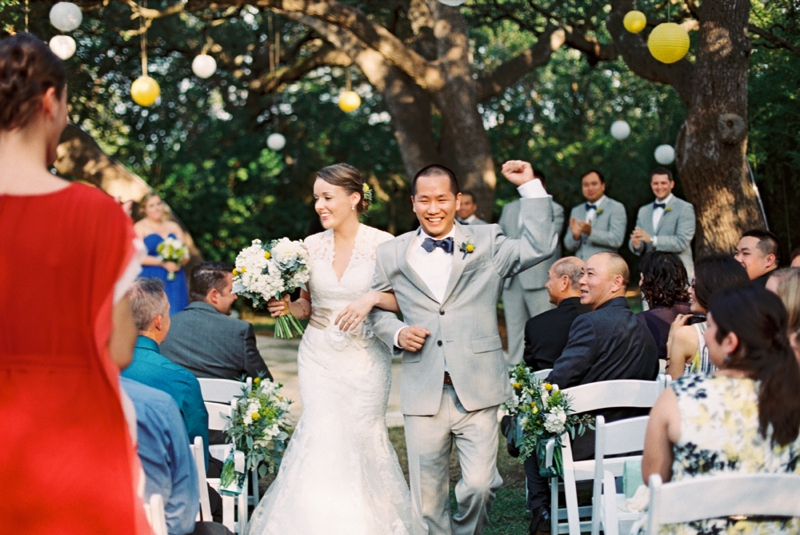 Eclectic Yellow and Blue Wedding via TheELD.com