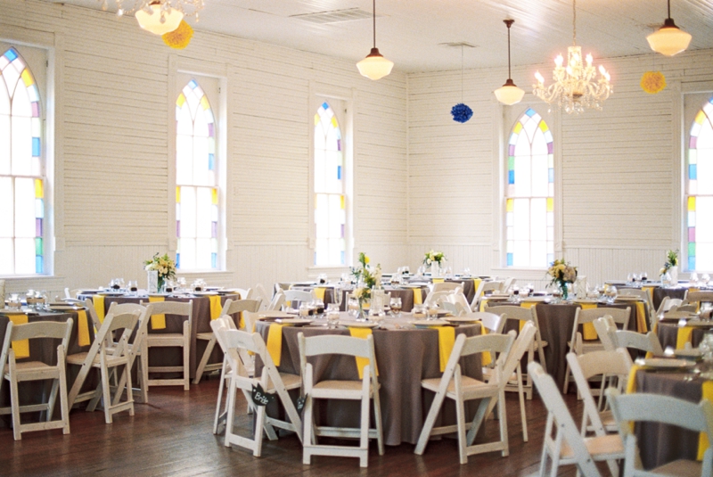 Eclectic Yellow and Blue Wedding via TheELD.com