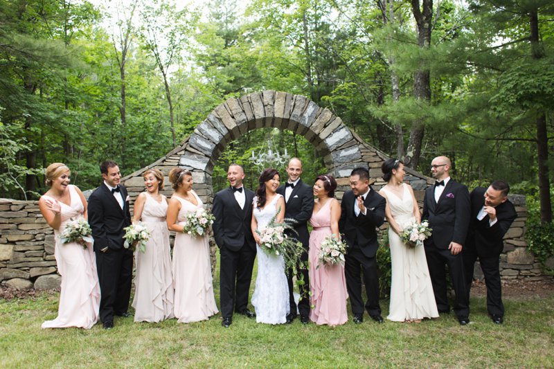 Elegant Garden Inspired New York Winery Wedding via TheELD.com