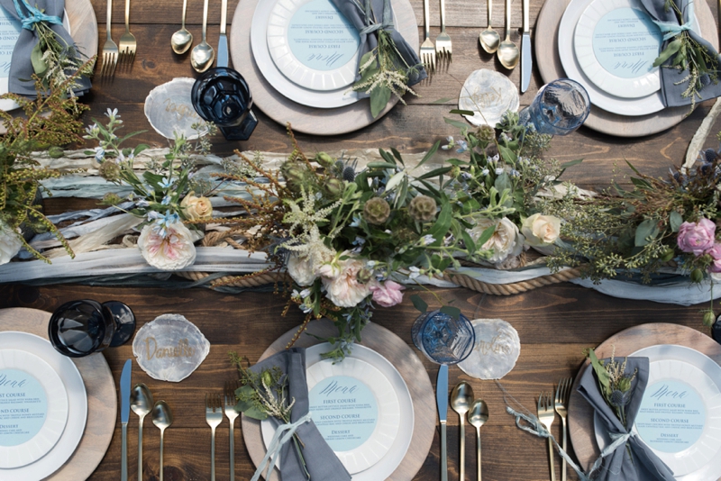 Ocean Inspired Wedding Ideas via TheELD.com