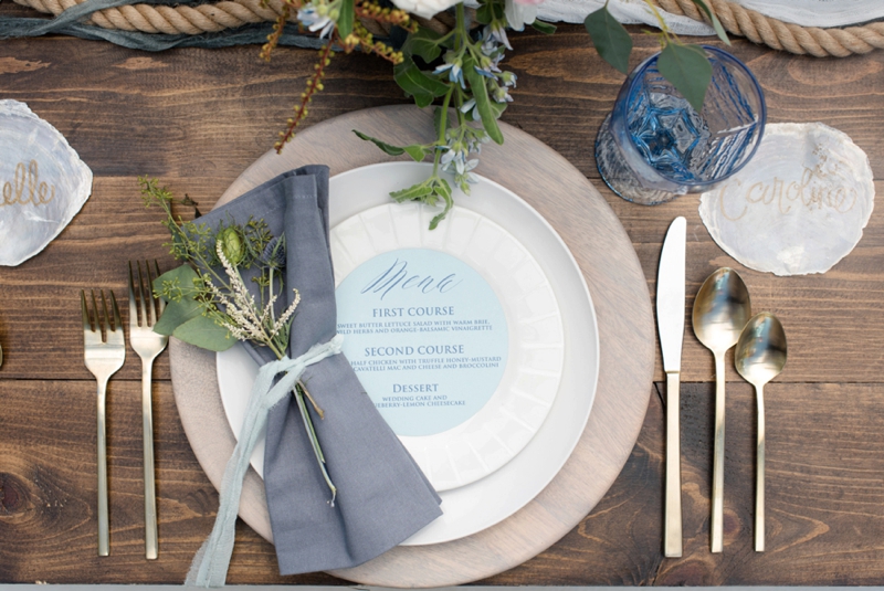 Ocean Inspired Wedding Ideas via TheELD.com