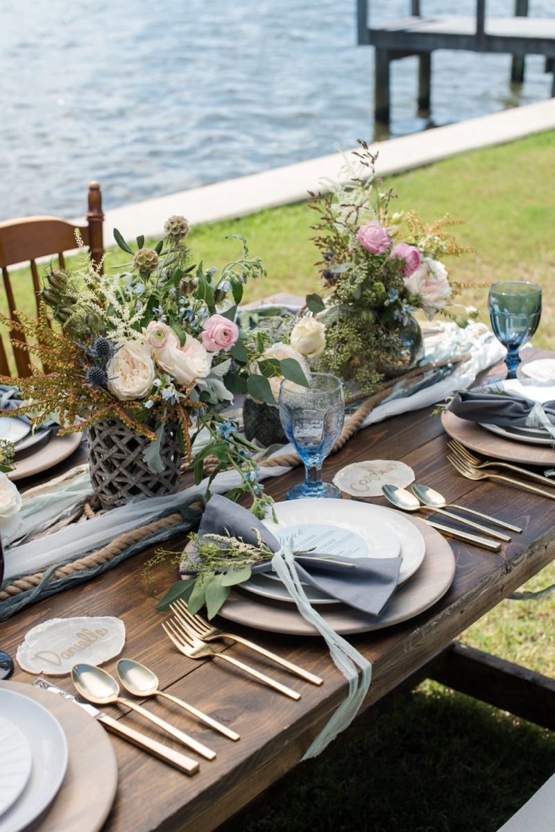 Ocean Inspired Wedding Ideas via TheELD.com