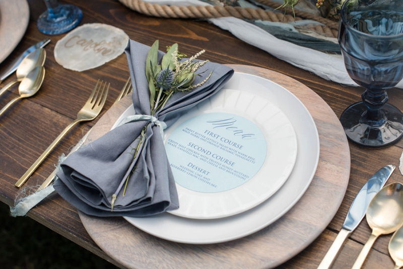 Ocean Inspired Wedding Ideas via TheELD.com