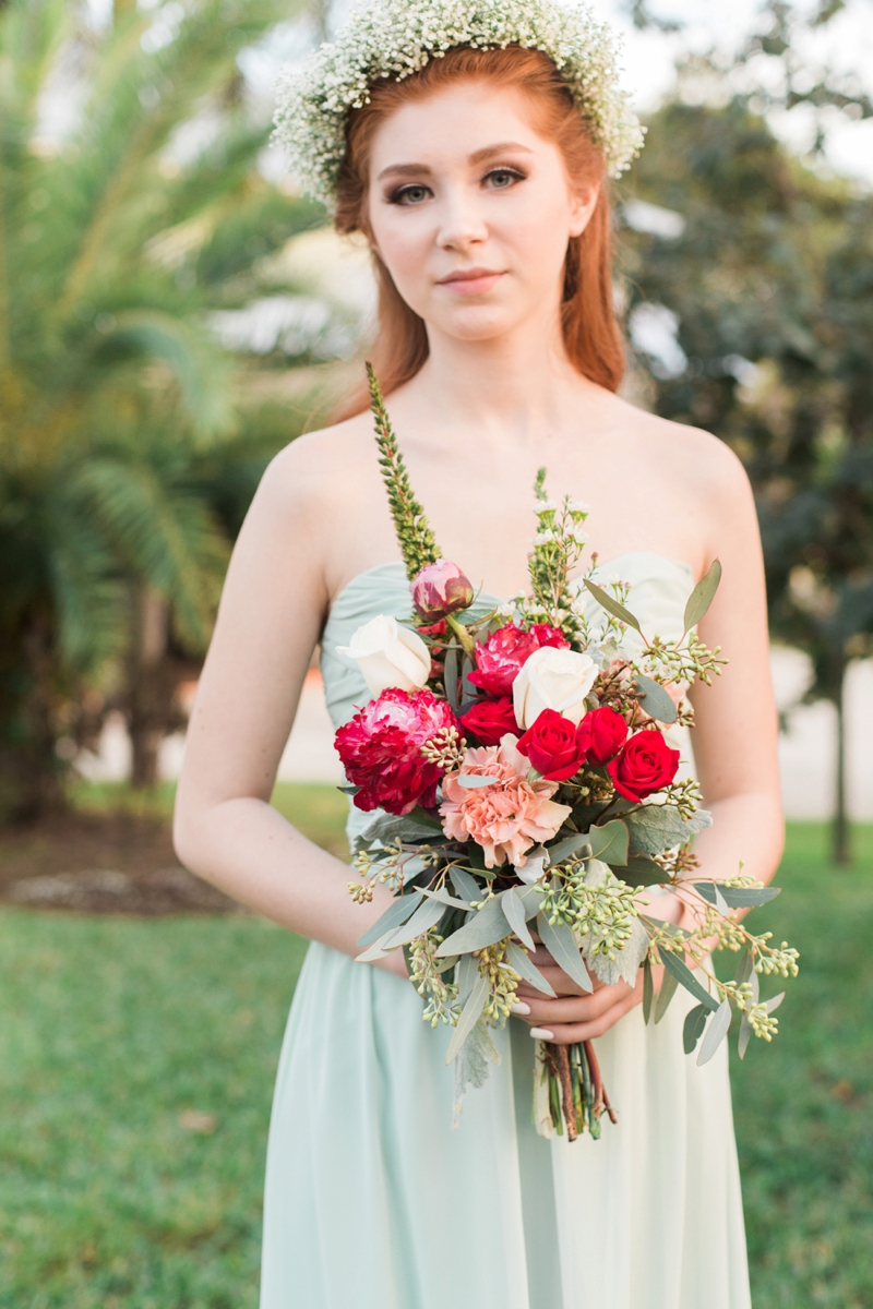 Rustic Elegant Red and Gold Wedding via TheELD.com