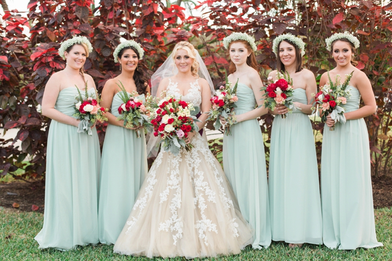 Rustic Elegant Red and Gold Wedding via TheELD.com