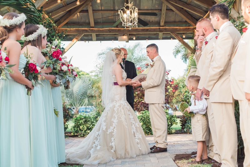 Rustic Elegant Red and Gold Wedding via TheELD.com