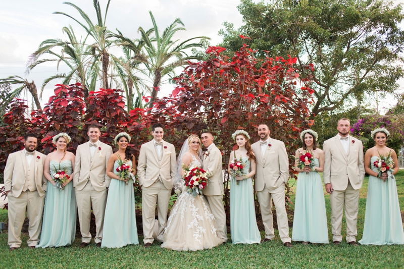 Rustic Elegant Red and Gold Wedding via TheELD.com