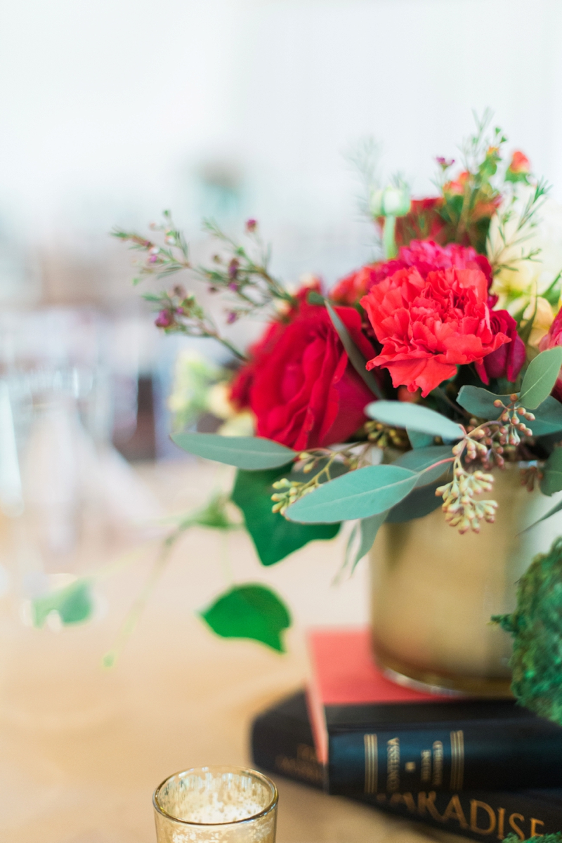 Rustic Elegant Red and Gold Wedding via TheELD.com